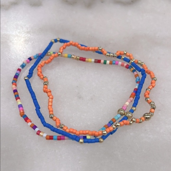 Minimalist Color Therapy 2mm Beaded Stretch Bracelet Set - Picture 6 of 7